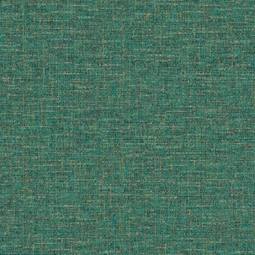  - Esselle Artisan Weave Emerald Wallpaper - 100001EH - Decor Warehouse