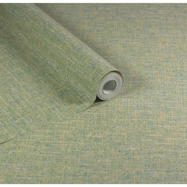  - Esselle Artisan Weave Sage Wallpaper - 100007EH - Decor Warehouse