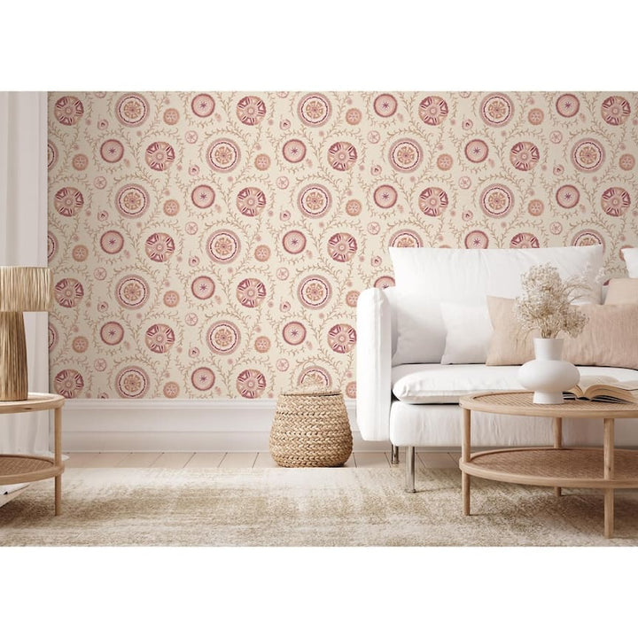  - Esselle Nahlia Trail Warm Spice Wallpaper - 100035EH - Decor Warehouse