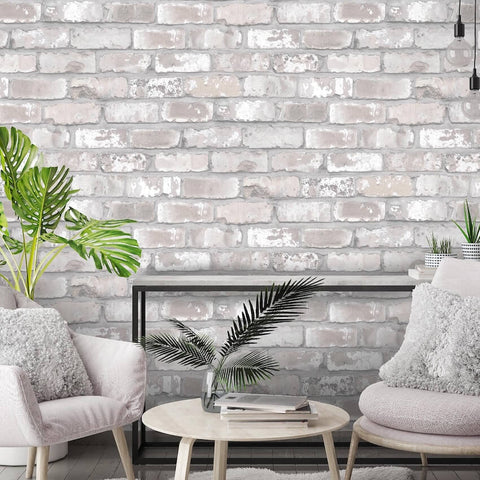 Real Red Brick Wallpaper By Woodchip & Magnolia