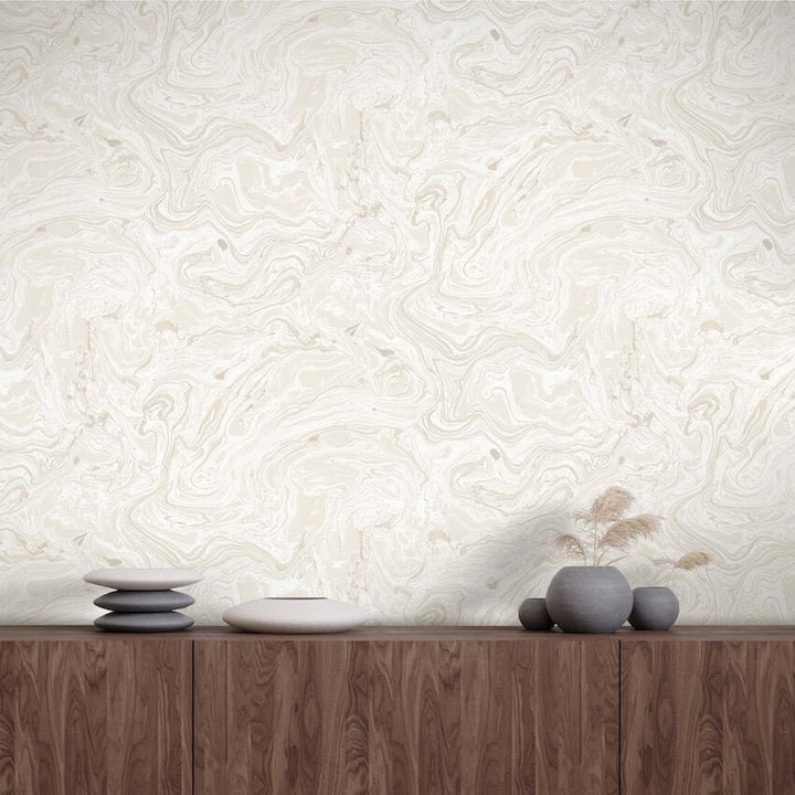 WM-161-Woodchip & Magnolia-Flow Marble Stone Wallpaper-Decor Warehouse