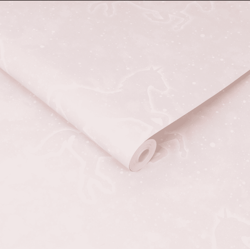  - Fresco Illumicorn Pink Wallpaper - 112165 - Decor Warehouse