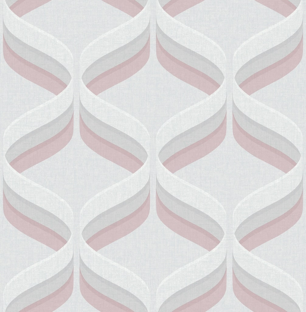 Fresco Retro Ogee Pink Wallpaper - 107976