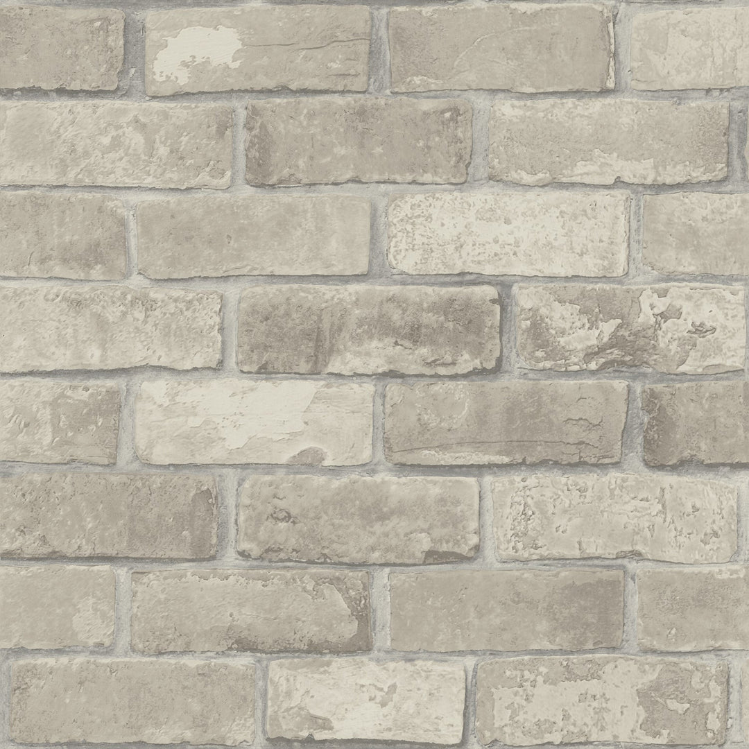  - Glitter Brick Natural Wallpaper - 9805 - Decor Warehouse