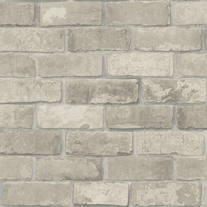  - Glitter Brick Natural Wallpaper - 9805 - Decor Warehouse