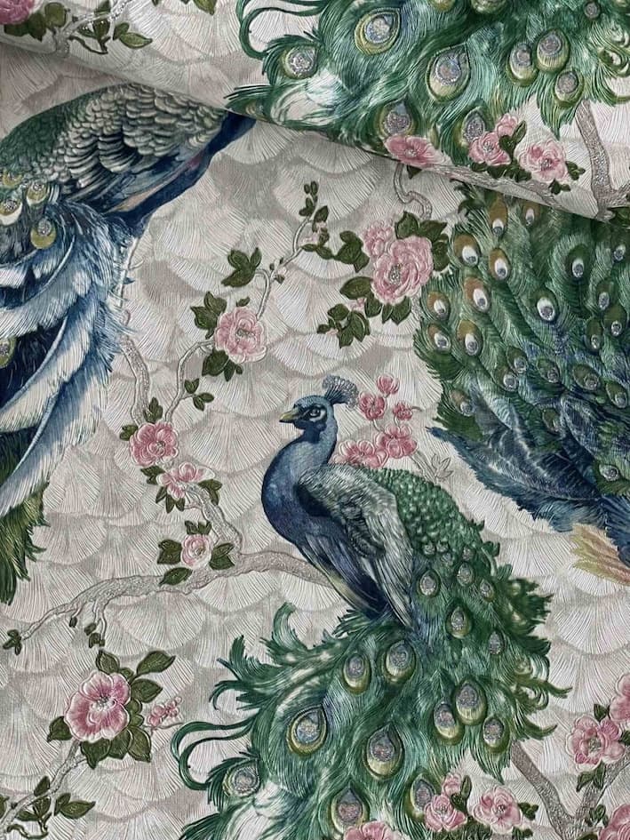 - Harold Peacock Wallpaper - LT7708 - Decor Warehouse