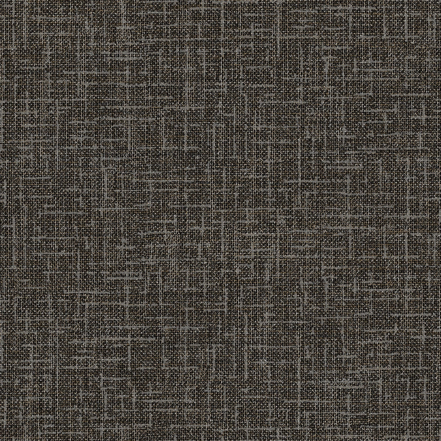  - Hession Thread effect Black Wallpaper - DE120116 - Decor Warehouse