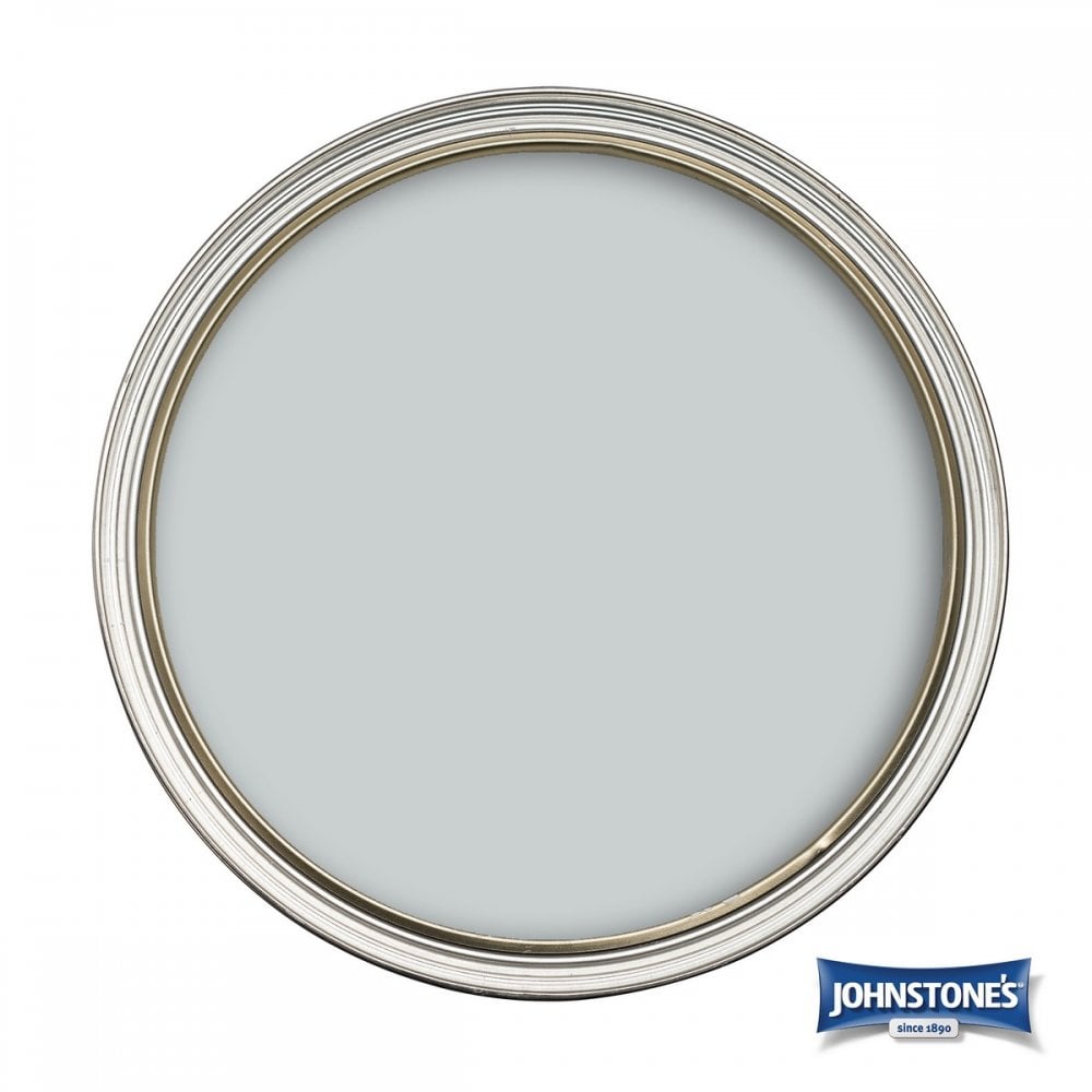  - Johnstone's Interior Wood & Metal Quick Dry Satin Paint - Frosted Silver - 750ml - Decor Warehouse