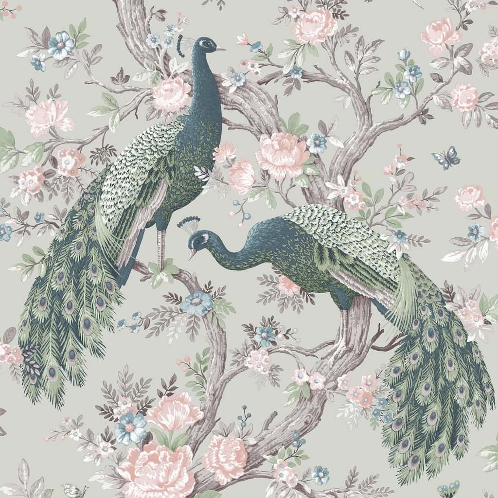 Laura Ashley Belvedere Sage Green Wallpaper - 130113
