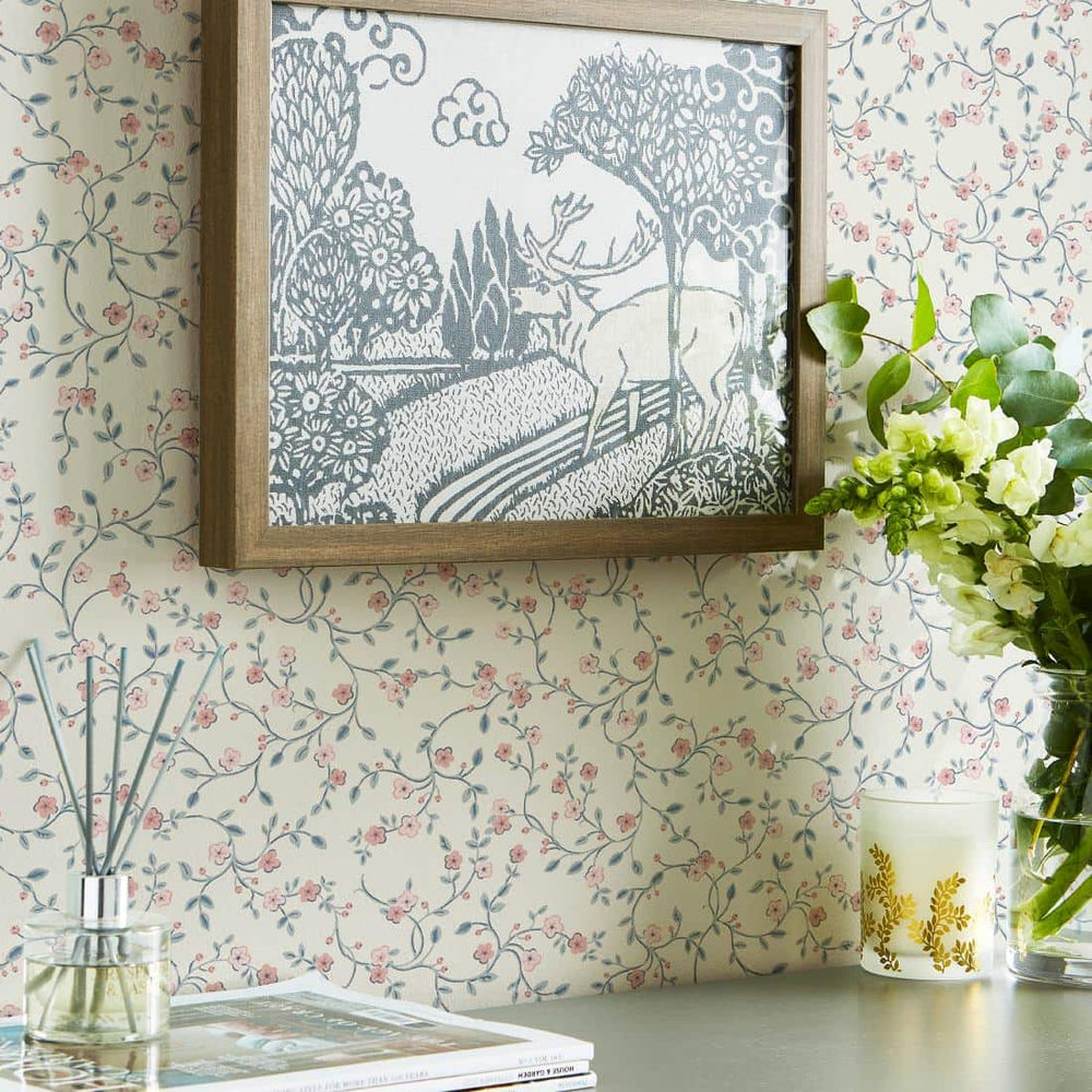  - Laura Ashley Blencow Sprig Wallpaper - 122749 - Decor Warehouse