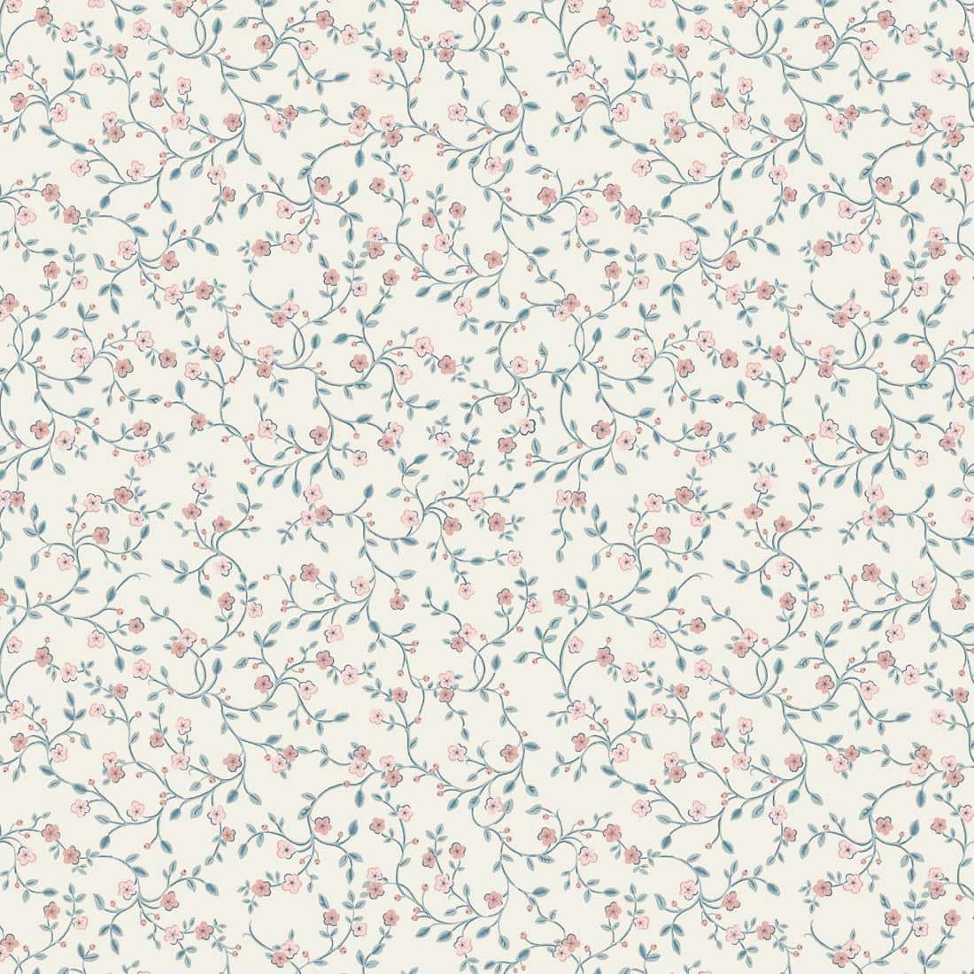 Laura Ashley Blencow Sprig Wallpaper CAD image- 122749 - Decor Warehouse