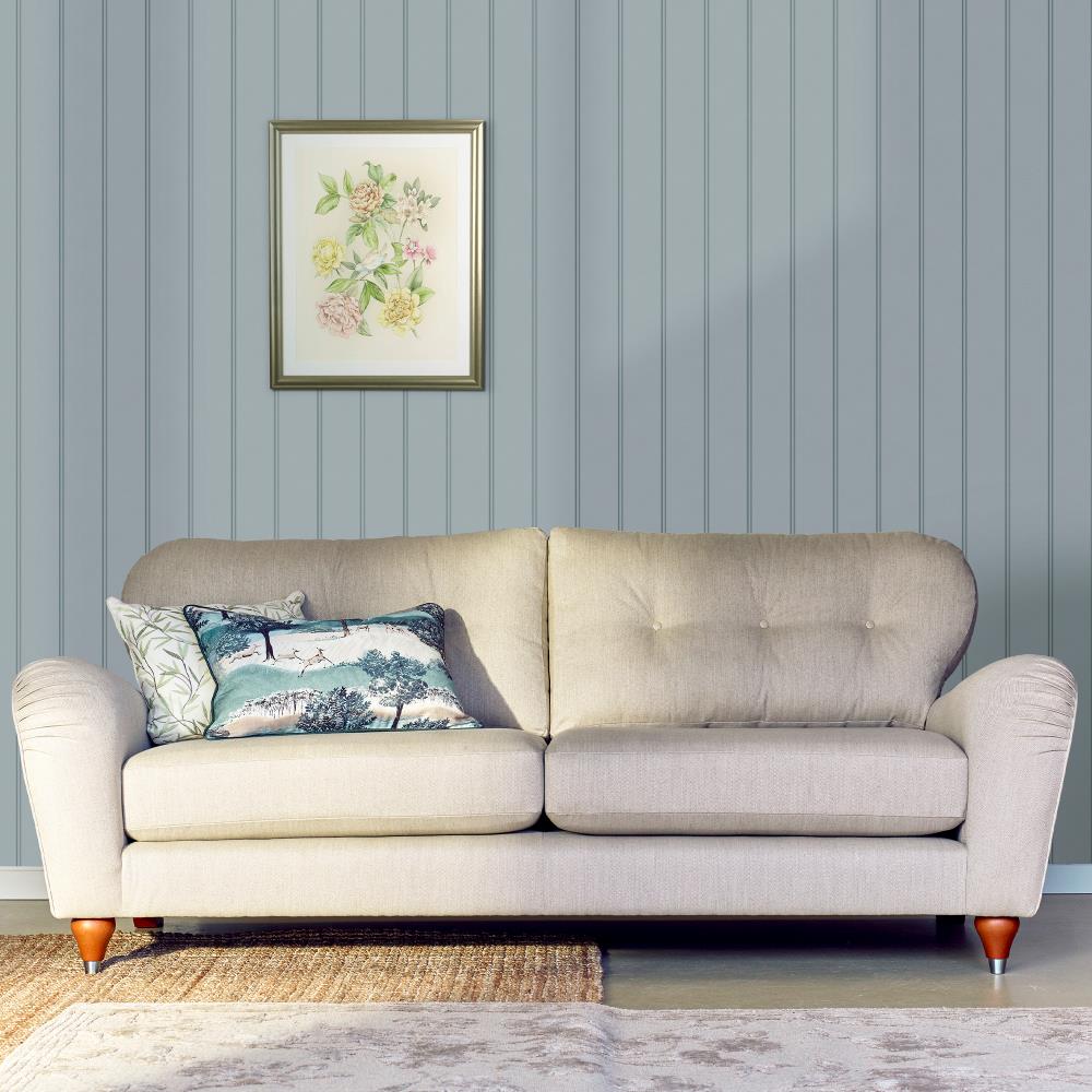 - Laura Ashley Chalford Wood Panelling Seaspray Wallpaper - 122758 - Decor Warehouse