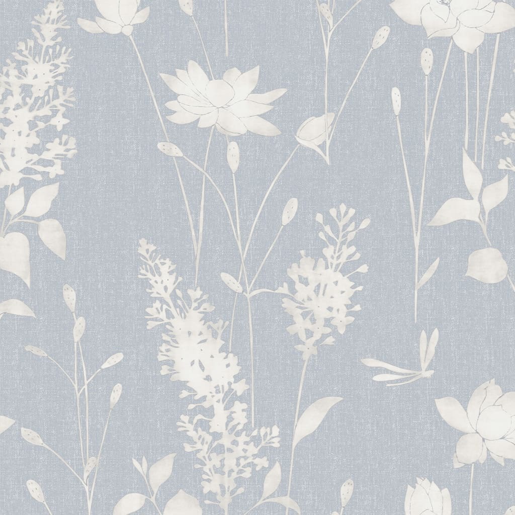  - Laura Ashley Dragonfly Garden Chalk Wallpaper - 113343 - Decor Warehouse