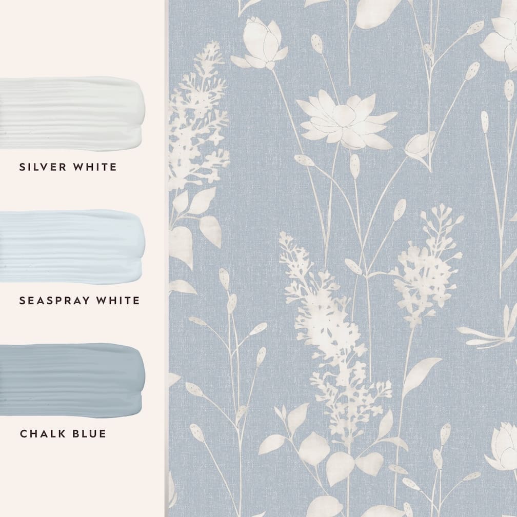 Laura Ashley Dragonfly Garden Chalk Wallpaper - 113343