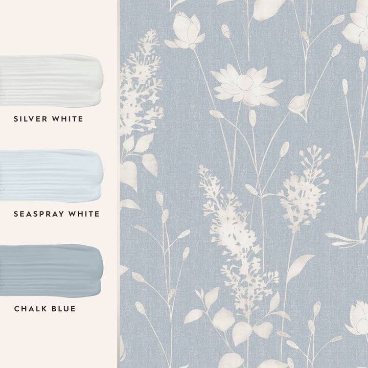 Laura Ashley Dragonfly Garden Chalk Wallpaper - 113343