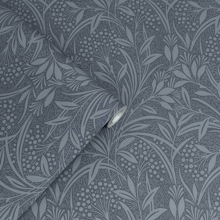  - Laura Ashley Dusky Seaspray Barley Wallpaper - 113339 - Decor Warehouse