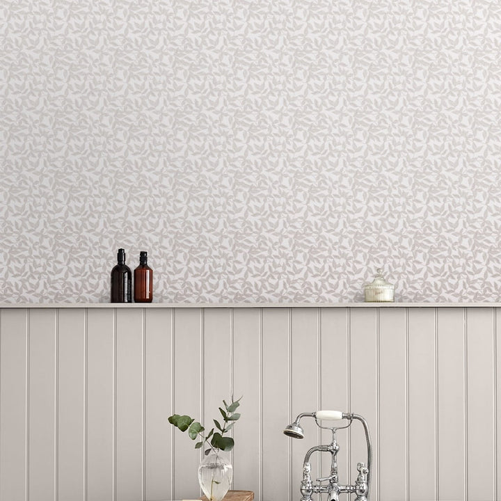  - Laura Ashley Erwood Dove Grey Wallpaper - 115264 - Decor Warehouse