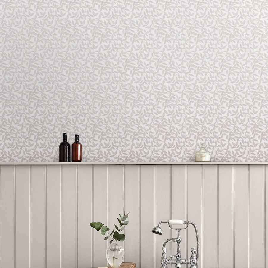  - Laura Ashley Erwood Dove Grey Wallpaper - 115264 - Decor Warehouse