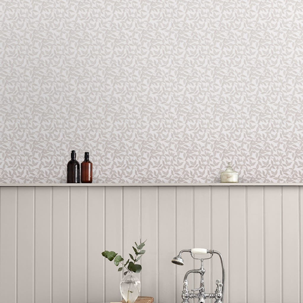 - Laura Ashley Erwood Dove Grey Wallpaper - 115264 - Decor Warehouse