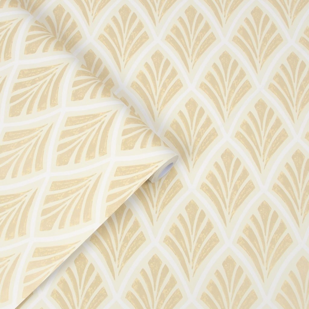 - Laura Ashley Florin Gold Wallpaper - 113375 - Decor Warehouse