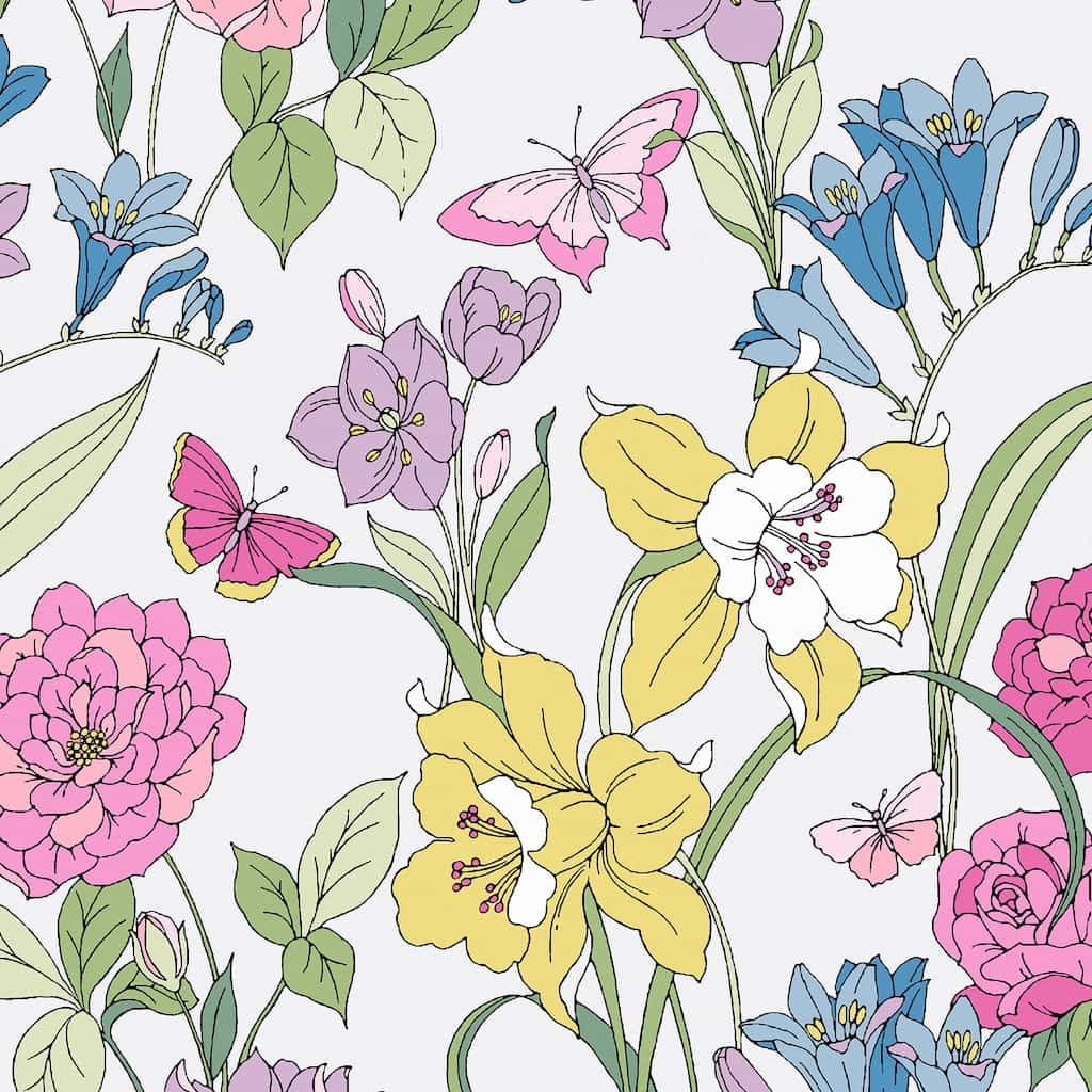 - Laura Ashley Gilly Multi Wallpaper - 119846 - Decor Warehouse