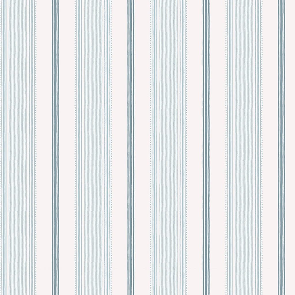 115271 - Laura Ashley - Laura Ashley Heacham Stripe Seaspray Wallpaper - Decor Warehouse