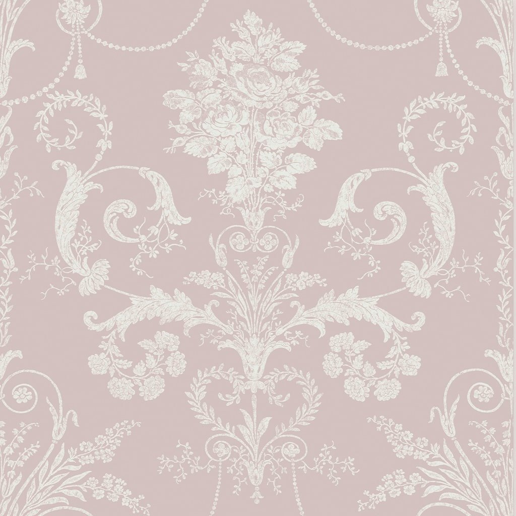 - Laura Ashley Josette Amethyst Wallpaper - 113381 - Decor Warehouse