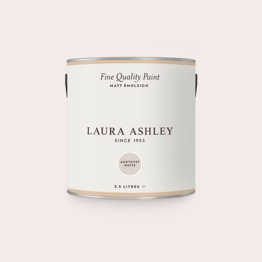  - Laura Ashley Matt Emulsion Paint - Amethyst White - 2.5L - 113707 - Decor Warehouse