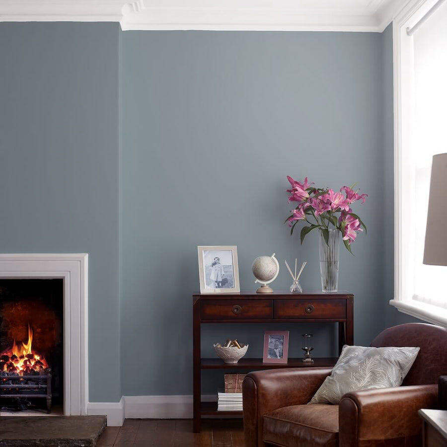  - Laura Ashley Matt Emulsion Paint - Chalk Blue - 2.5L - 113701 - Decor Warehouse