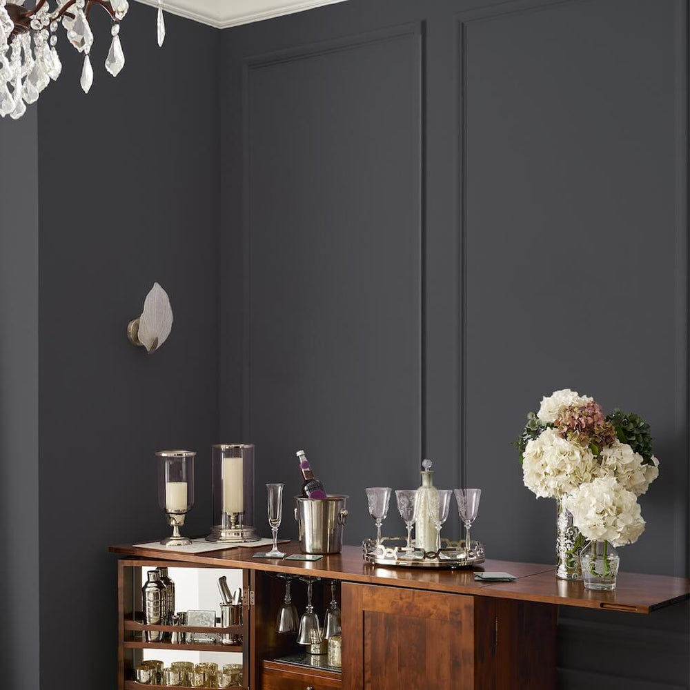  - Laura Ashley Matt Emulsion Paint - Charcoal - 2.5L - 113686 - Decor Warehouse