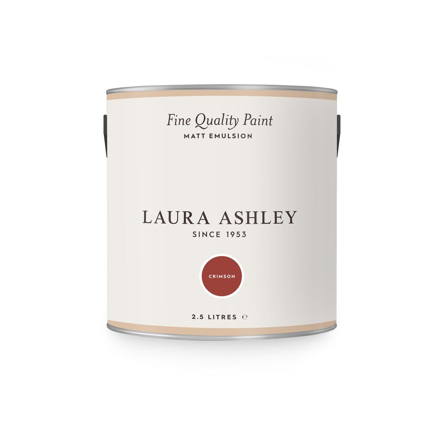  - Laura Ashley Matt Emulsion Paint - Crimson - 2.5L - 118208 - Decor Warehouse