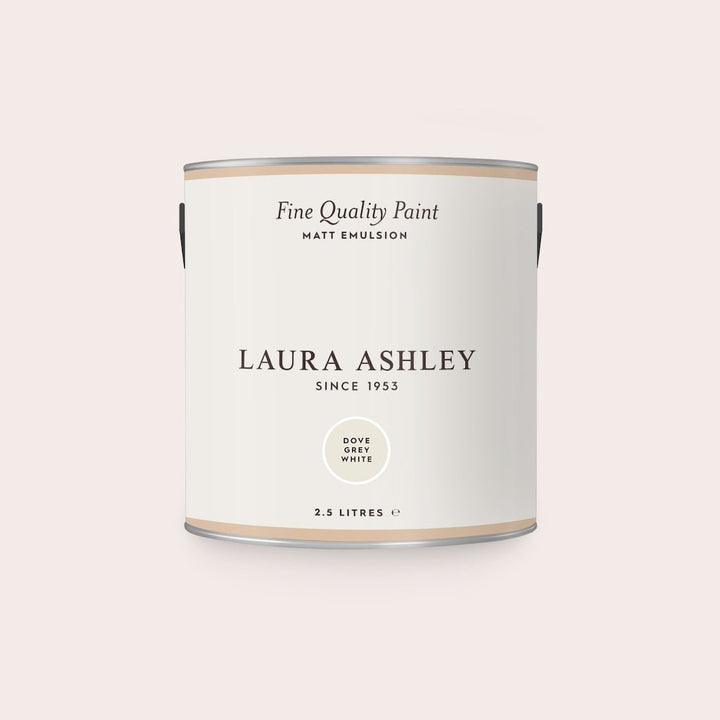  - Laura Ashley Matt Emulsion Paint - Dove Grey White - 2.5L - 113666 - Decor Warehouse