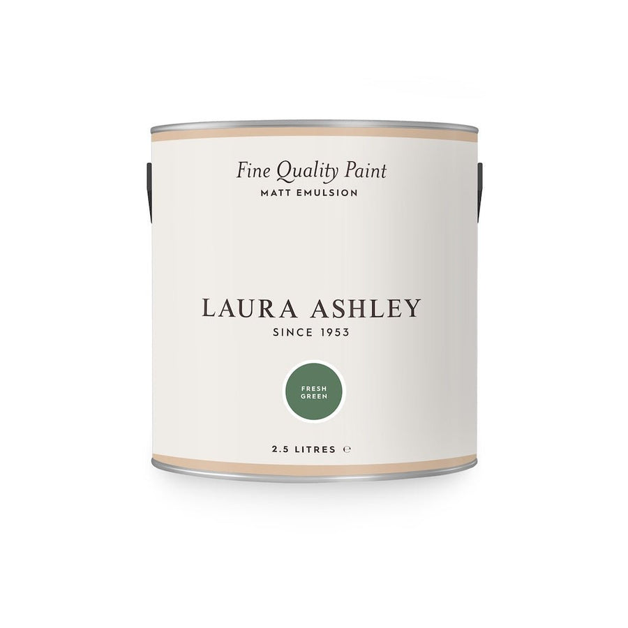  - Laura Ashley Matt Emulsion Paint - Fresh Green - 2.5L - 118202 - Decor Warehouse