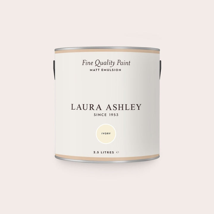  - Laura Ashley Matt Emulsion Paint - Ivory - 2.5L - 113649 - Decor Warehouse