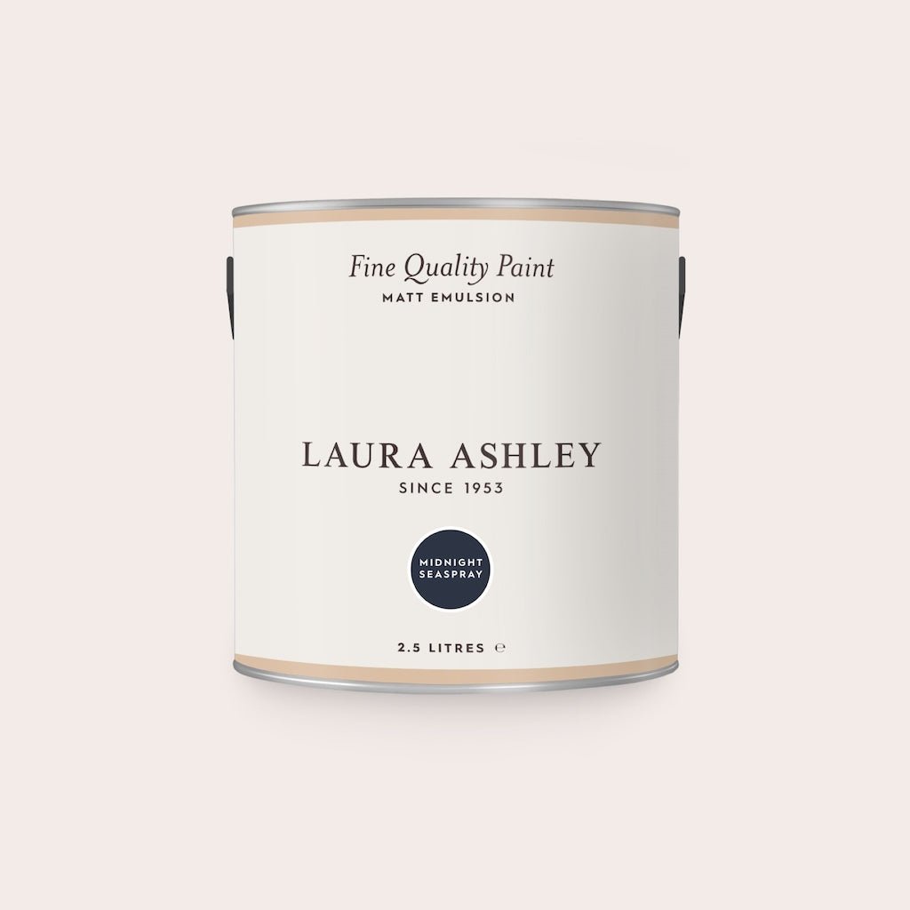 - Laura Ashley Matt Emulsion Paint - Midnight Seaspray - 2.5L - 113706 - Decor Warehouse