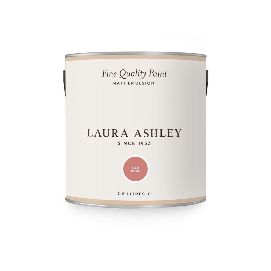  - Laura Ashley Matt Emulsion Paint - Old Rose - 2.5L - 118206 - Decor Warehouse