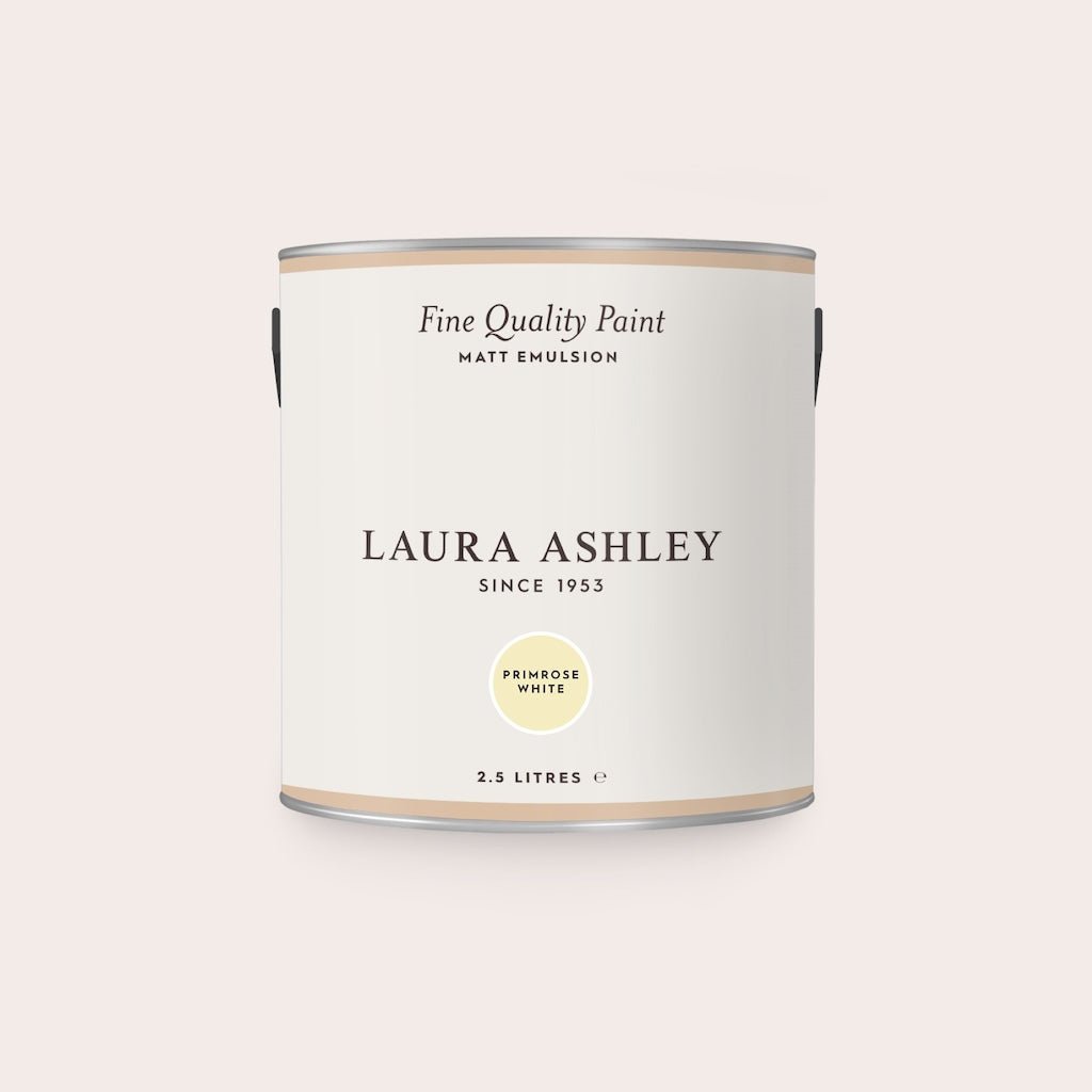  - Laura Ashley Matt Emulsion Paint - Primrose White - 2.5L - 113653 - Decor Warehouse