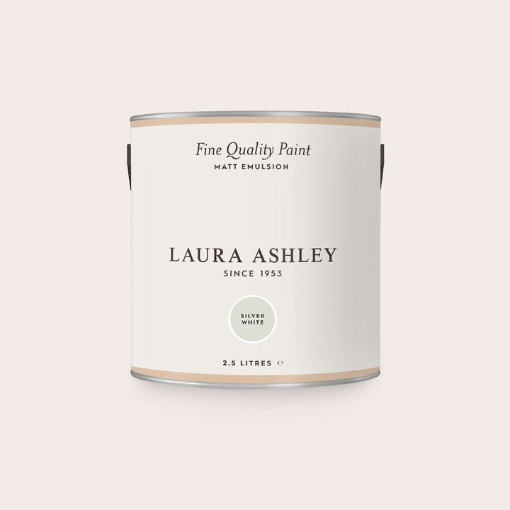  - Laura Ashley Matt Emulsion Paint - Silver White - 2.5L - 113674 - Decor Warehouse