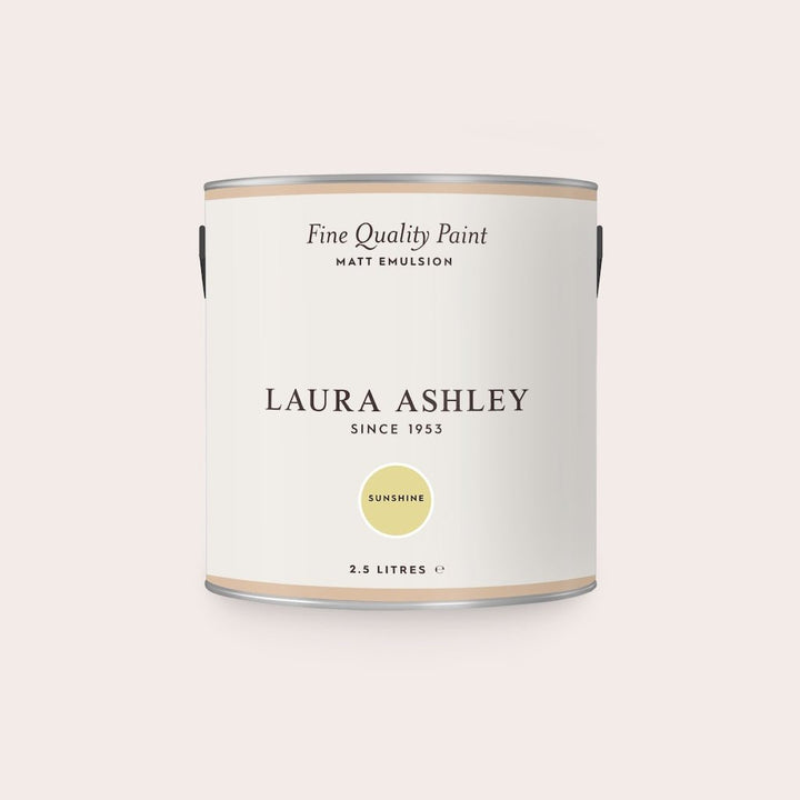  - Laura Ashley Matt Emulsion Paint - Sunshine - 2.5L - 113655 - Decor Warehouse