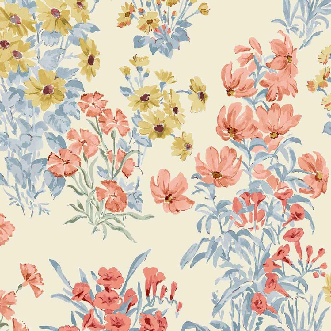 122742-Laura Ashley-Laura Ashley Megan Ochre Yellow Wallpaper-Decor Warehouse