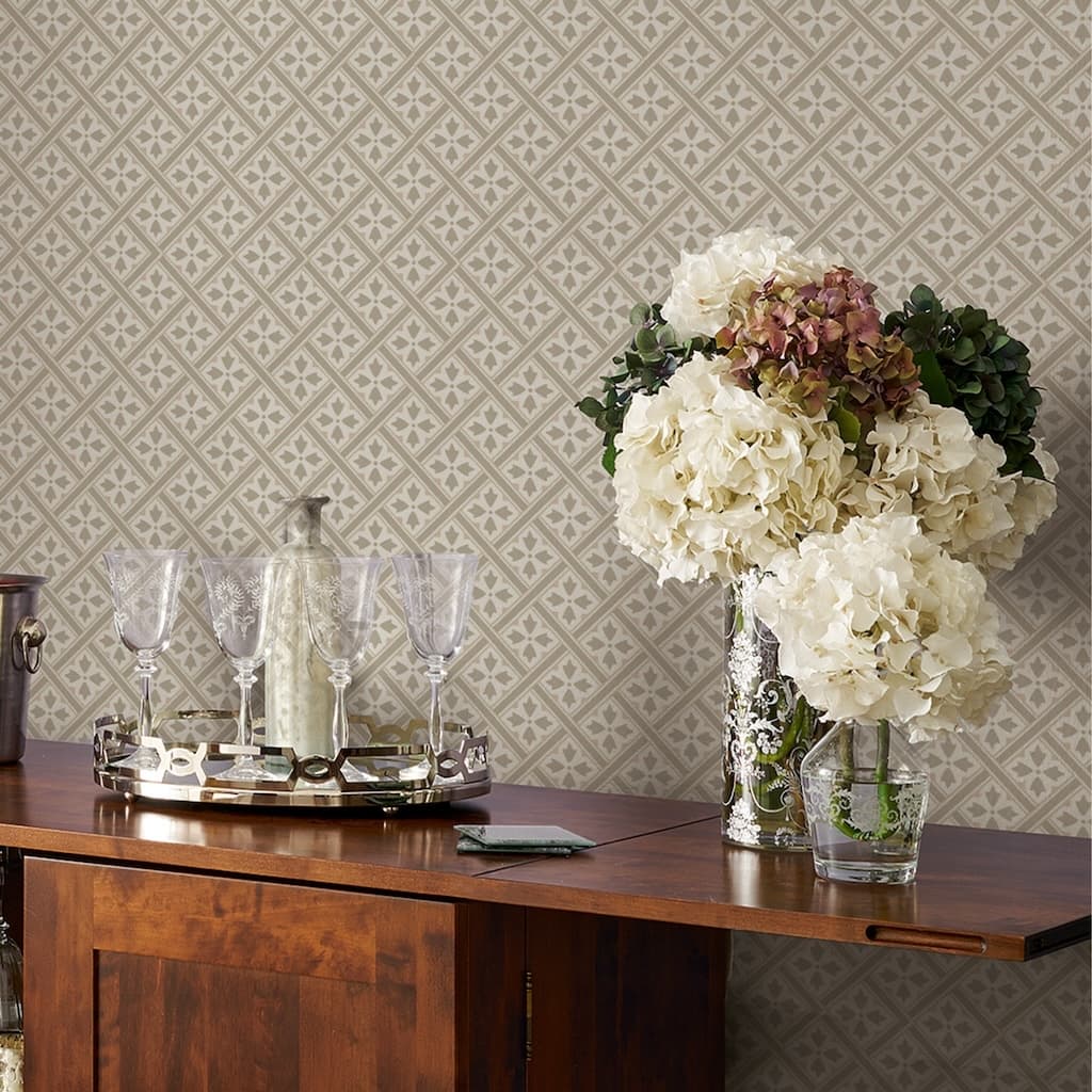  - Laura Ashley Mr Jones Dove Grey Wallpaper - 113368 - Decor Warehouse