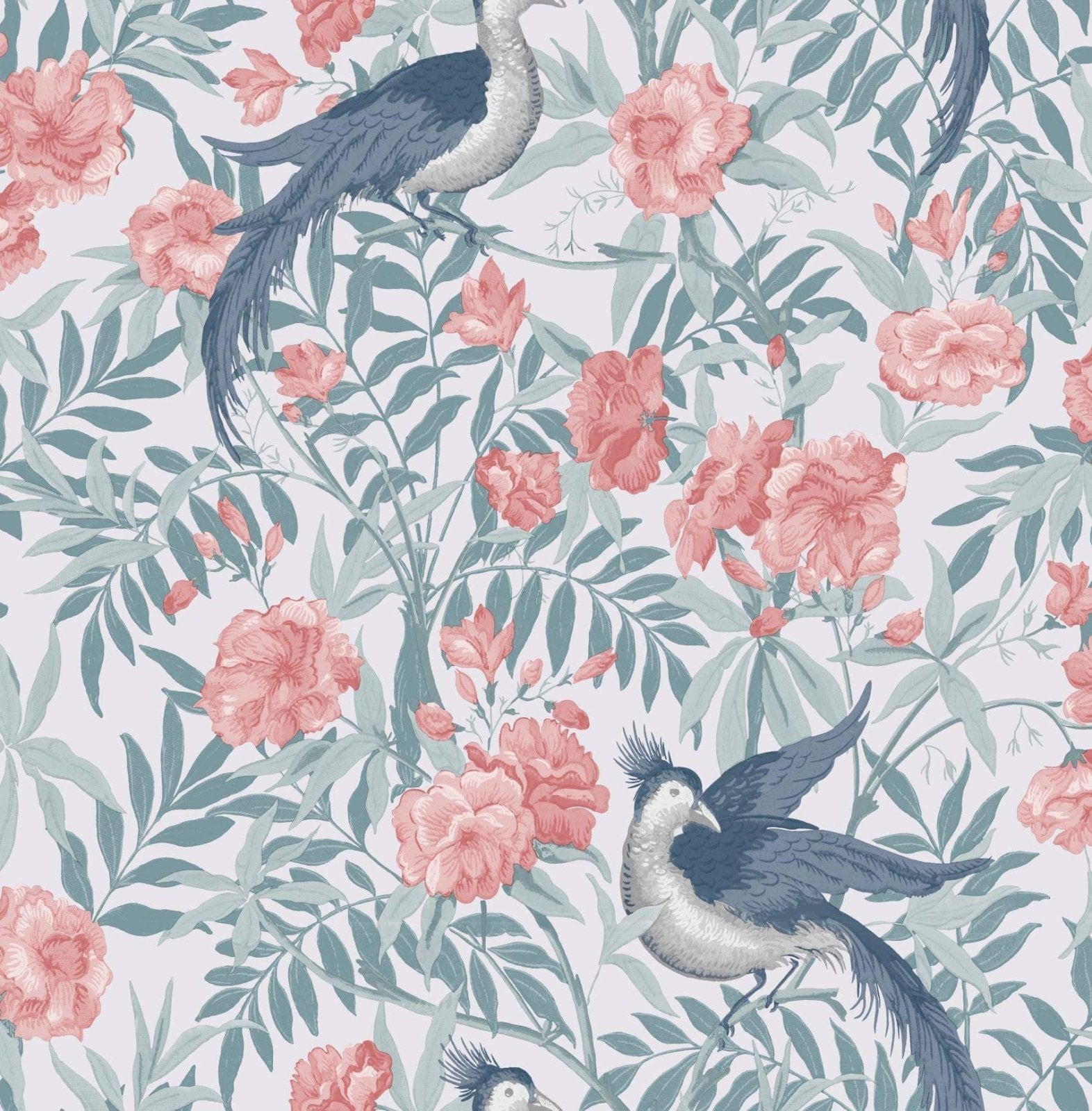 - Laura Ashley Osterley Rosewood Wallpaper - 114895 - Decor Warehouse