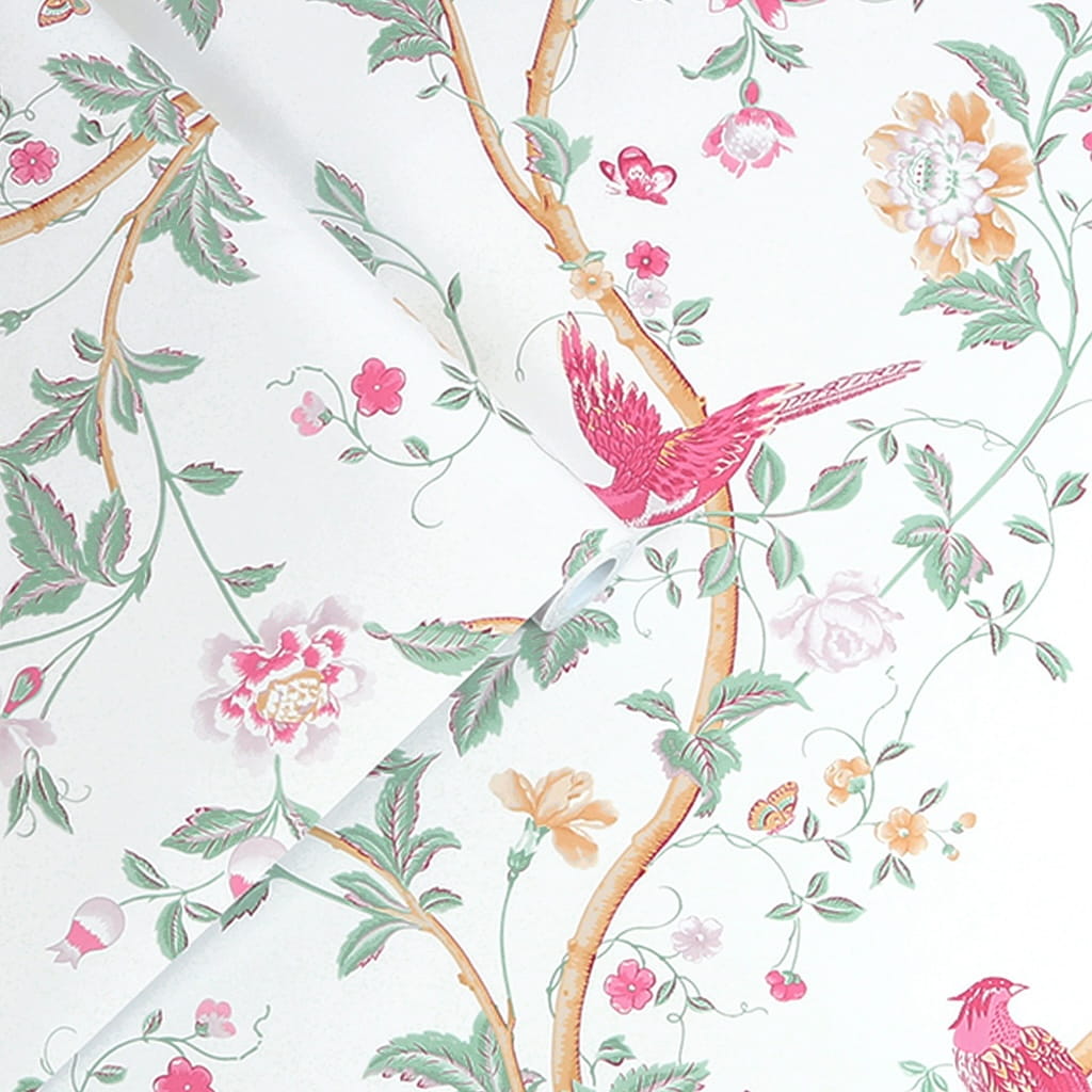- Laura Ashley Summer Palace Peony Wallpaper - 115254 - Decor Warehouse