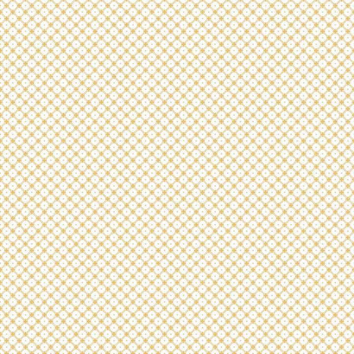 119849 - Laura Ashley - Laura Ashley Wickerwork Pale Ochre Yellow Wallpaper - Decor Warehouse