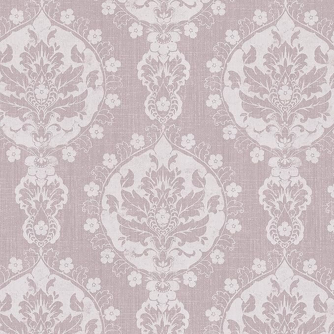  - Lourdes Lavender Wallpaper - FD21058 - Decor Warehouse
