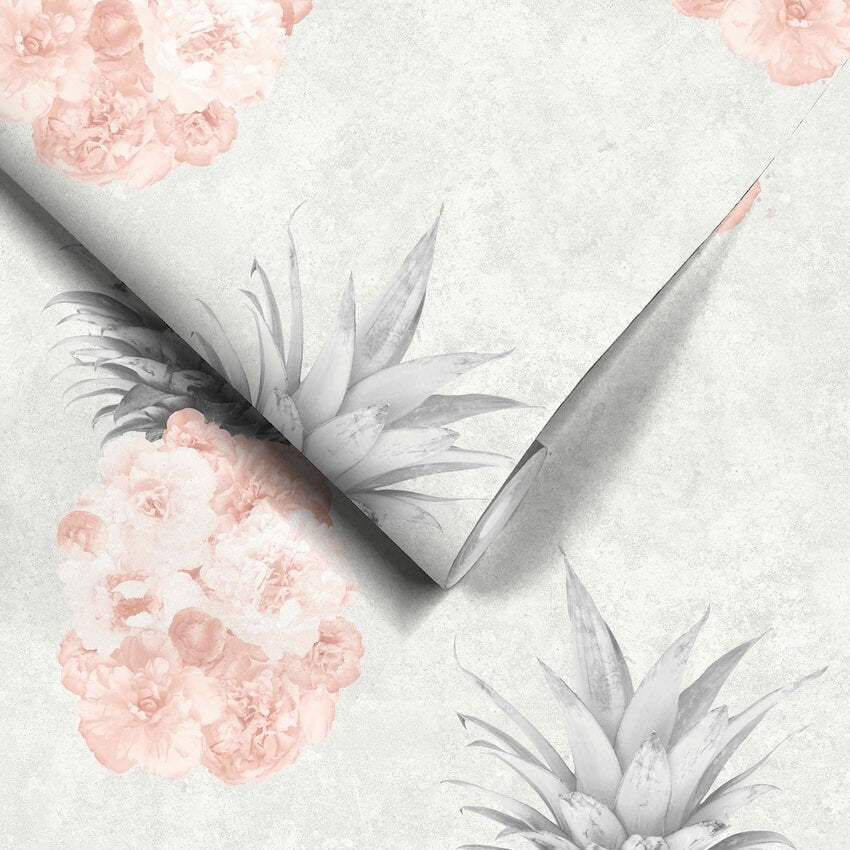  - Ludic Blush Pink Wallpaper - WM - 054 - Decor Warehouse