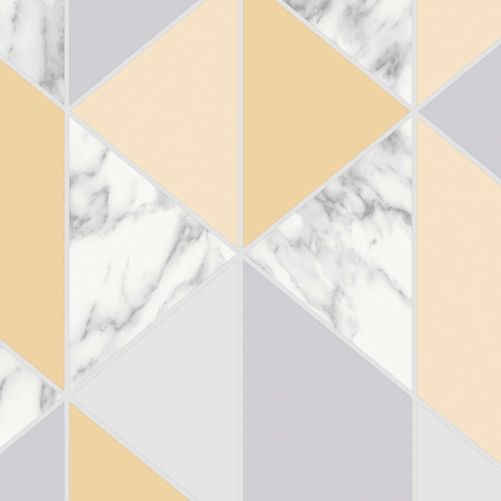 Marble Geo Yellow Wallpaper - 108296
