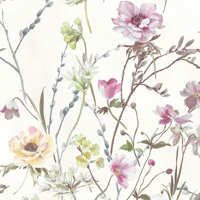 - Maytime Cream Wallpaper - WM - 383 - 07 - Decor Warehouse