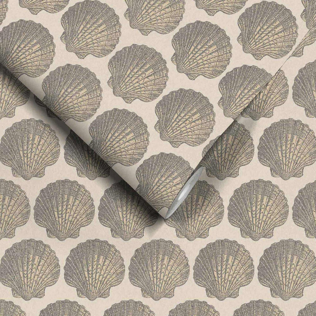 WM-463-03R-Woodchip & Magnolia-Michelle Coal Wallpaper by Woodchip & Magnolia-Decor Warehouse