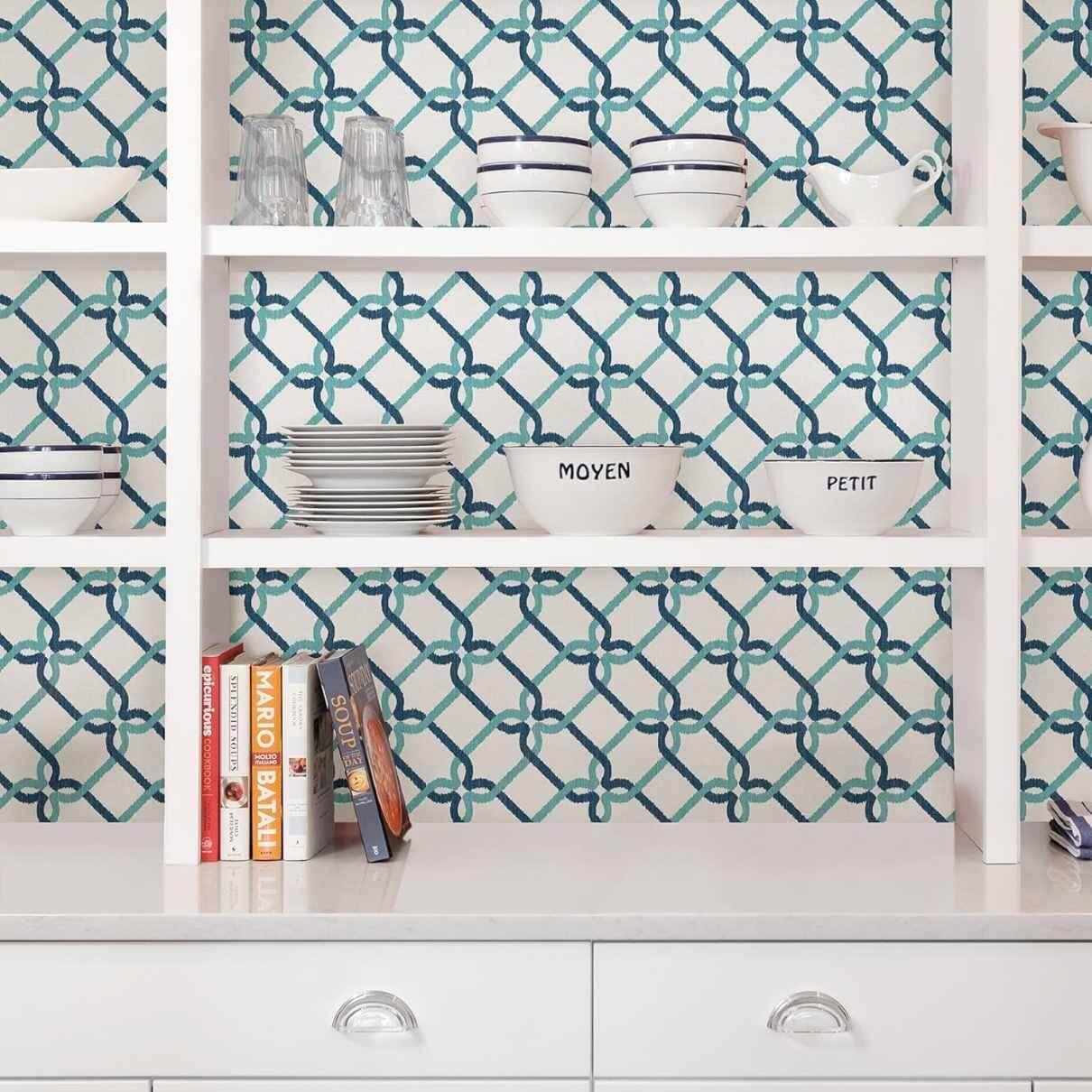 - Mirabelle Multi Trellis Palladian Wallpaper - FD22721 - Decor Warehouse